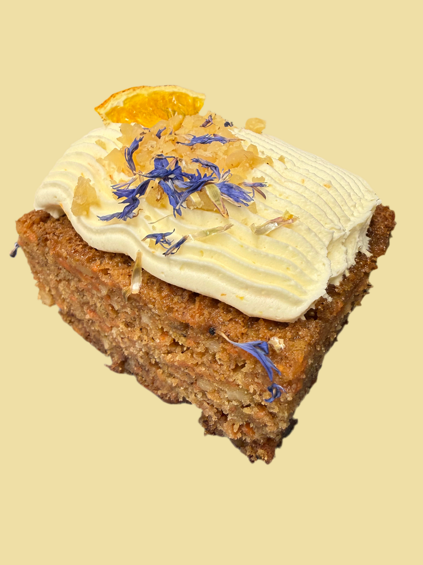 Carrot, Orange & Walnut Snack Cake